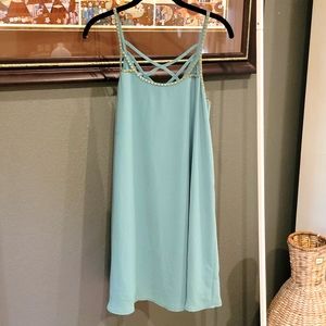 Dress. Mint green. Forever 21. Beaded.